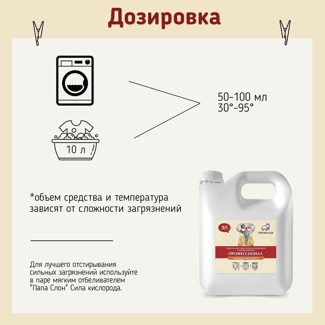 Купить Для стирки сложных загрязнений и удаления запаха