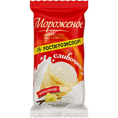 Купить МОРОЖЕНОЕ СТАКАНЧИК ВАНИЛЬНЫЙ РОСТАГРОЭКСПОРТ 80 Г . доставка продуктов тюмень . доставка продуктов в тюмени . доставка фруктов тюмень . доставка фруктов в тюмени . доставка воды тюмень . доставка воды в тюмени .