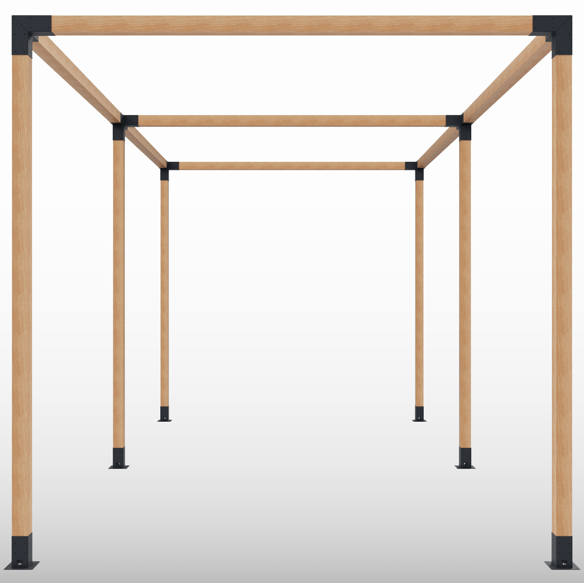 Купить Набор коннекторов для сборки перголы с прямой крышей 6х3х3 SB8