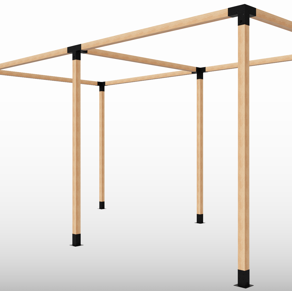 Купить Набор коннекторов для сборки перголы с прямой крышей 6х3х3 SB8