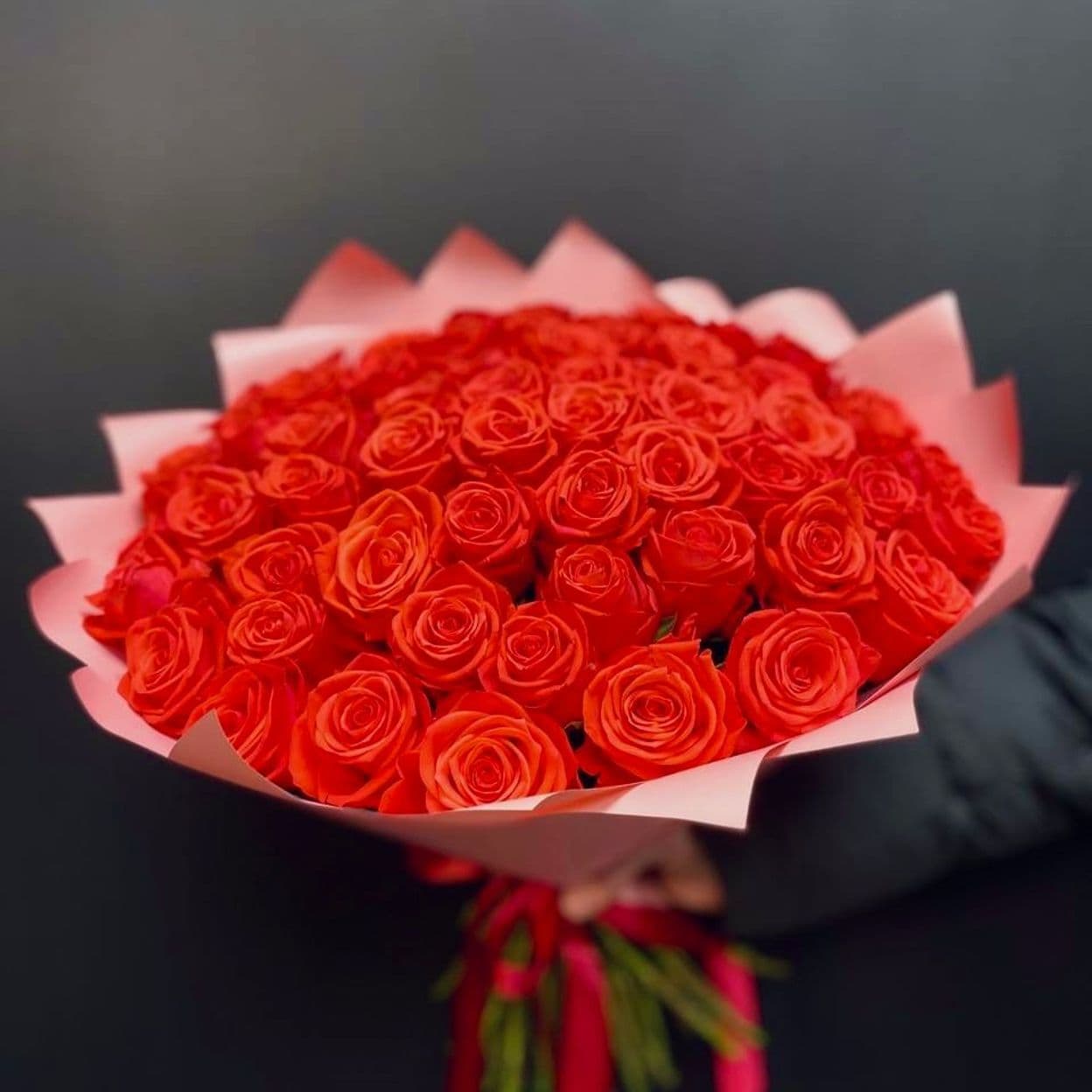 Купить 61 коралловая роза