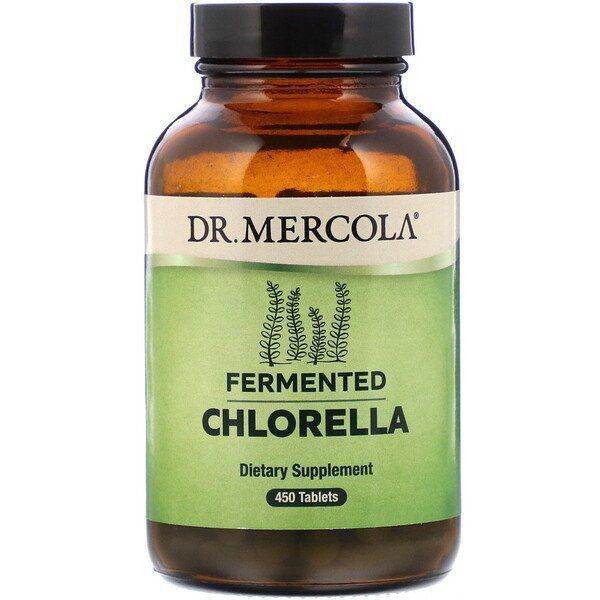 Купить Dr. Mercola, Ферментированная хлорелла, 450 таблеток