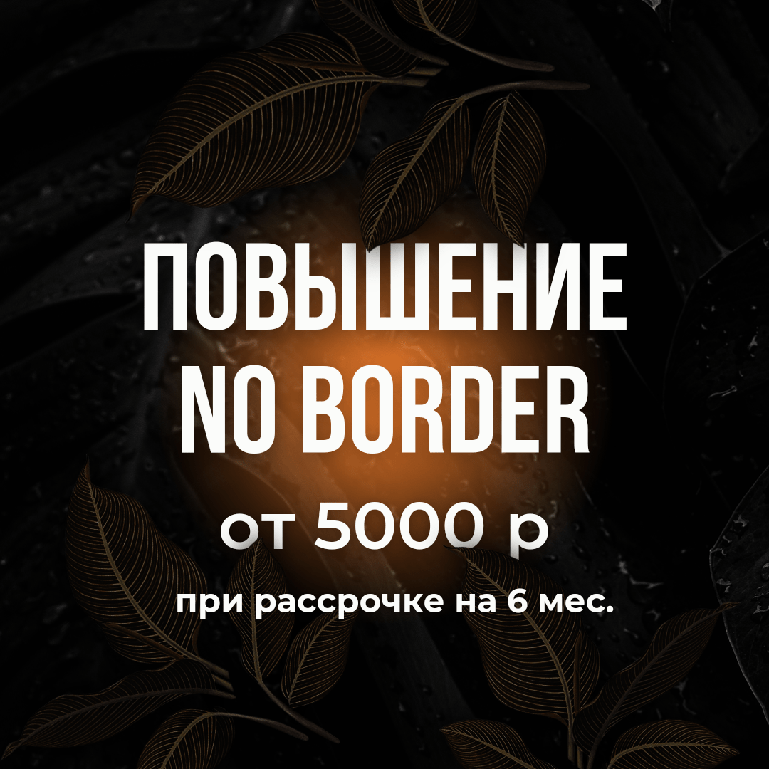 Купить NO BORDER