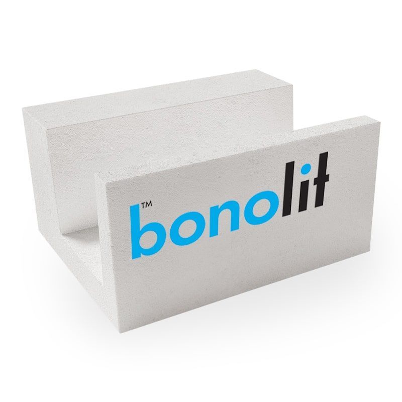 Купить Газобетонные U-блоки (П-блоки) Bonolit