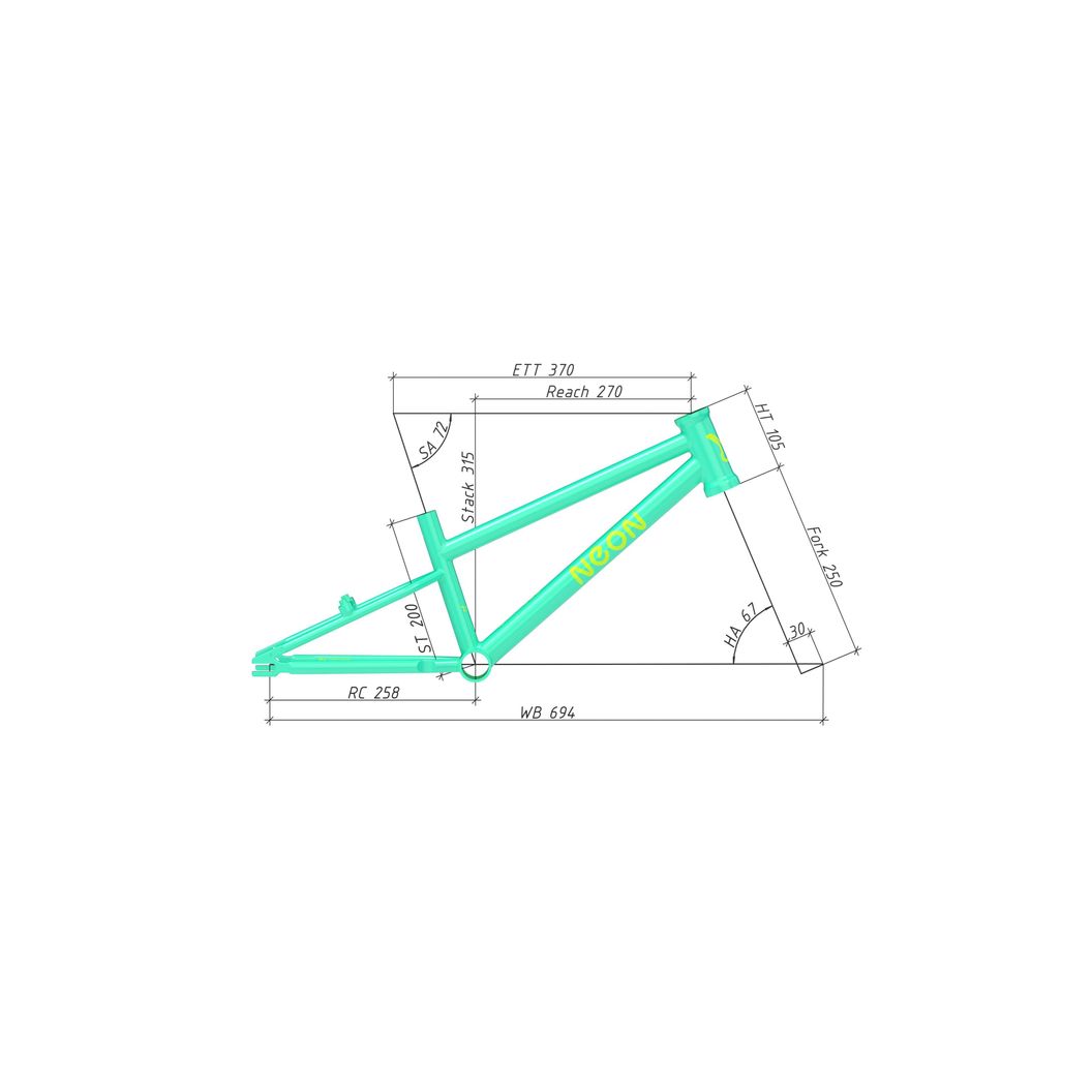 Купить Neon 16 green