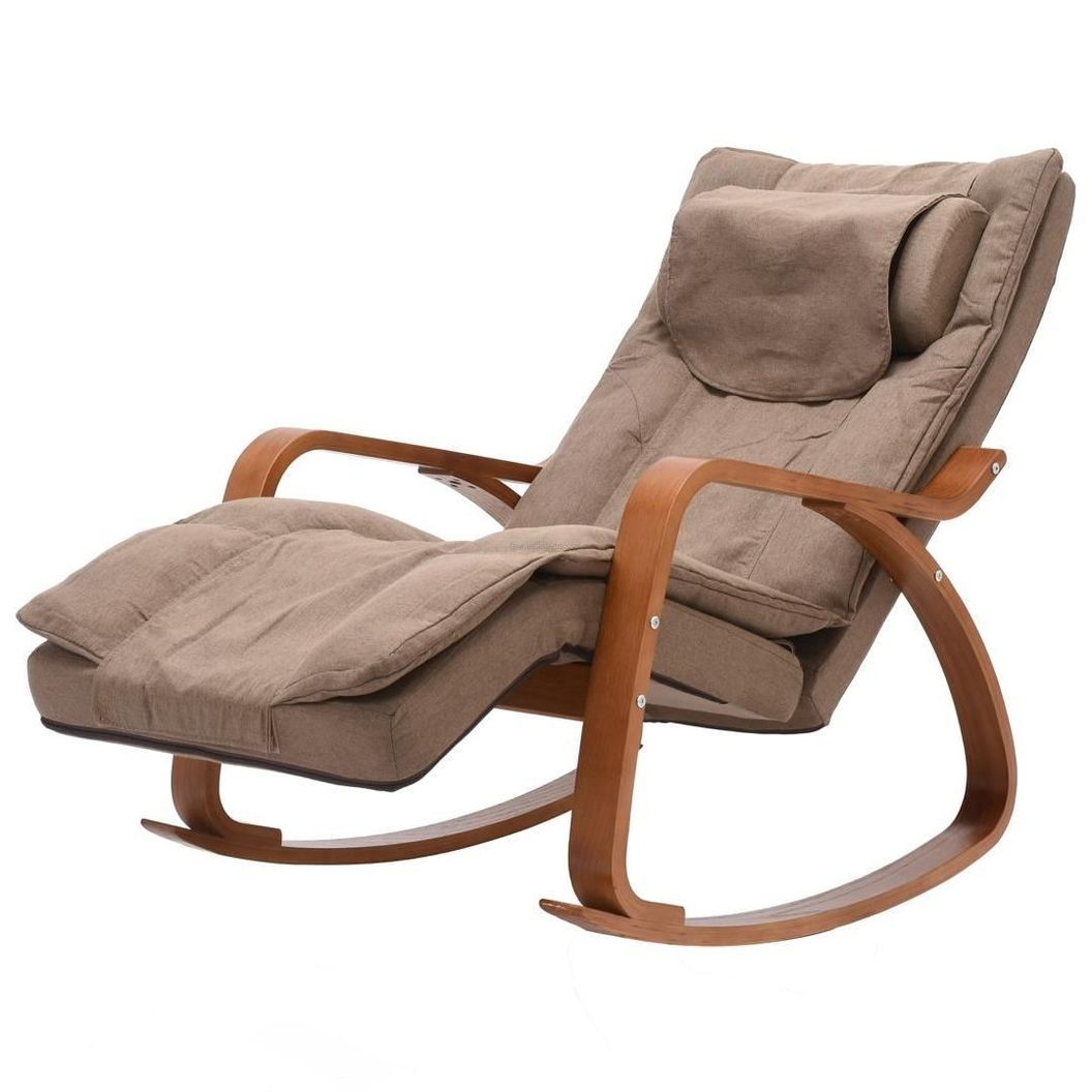 Купить Массажное кресло-качалка VR Lounge 7087 коричневый