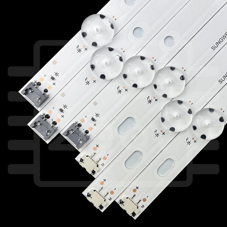 Купить Подсветка Zipov для ТВ LG 43UH603V 43UH610V 43UH619V 43UH620V 43UK6390PLG 43UF640V 43LH604V UF64_UHD_A для матриц HC430DGN (Комплект).