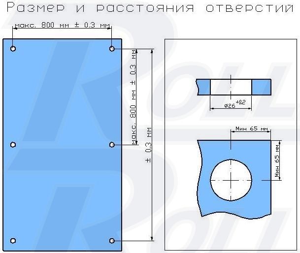 Купить 1020-12,5-14,5-S2 Крепление точечное прямое