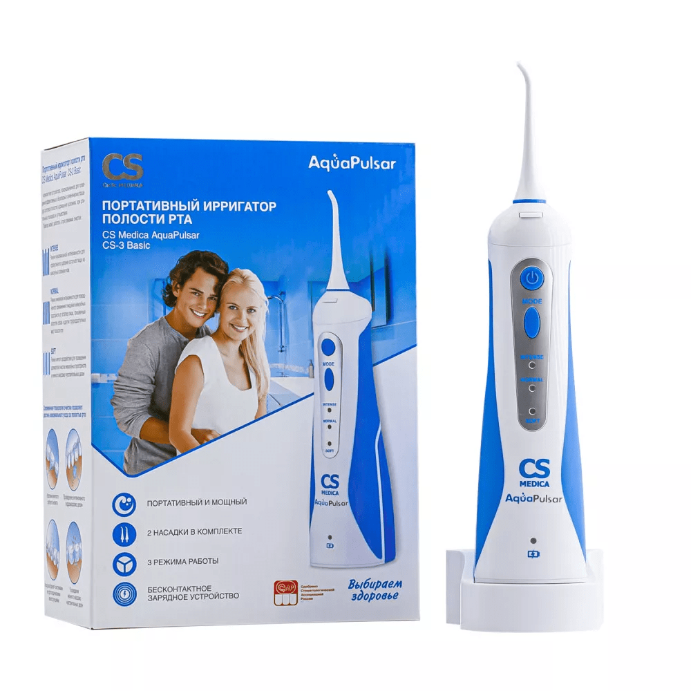 Купить Ирригатор Портативный для полости рта CS Medica AquaPulsar CS-3