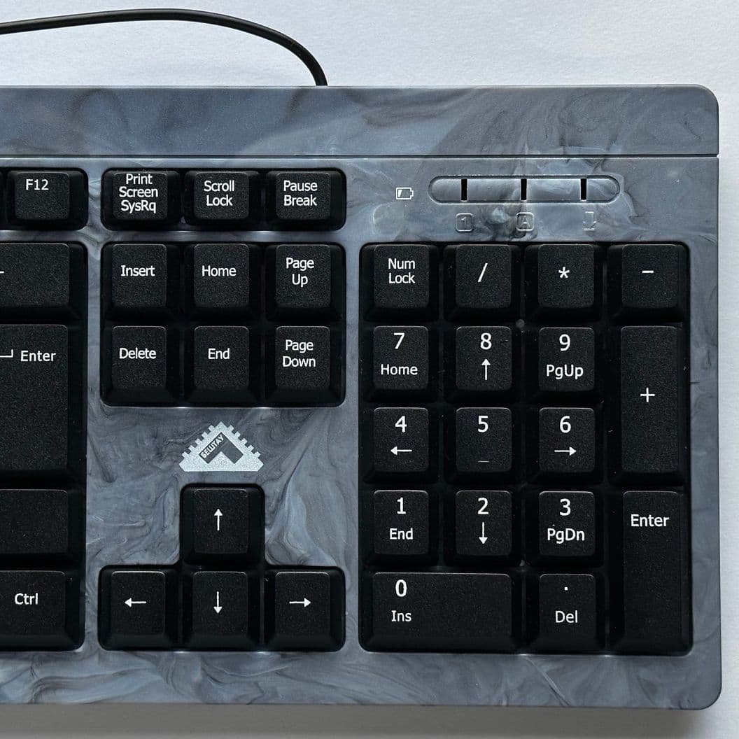 Купить Клавиатура проводная Бештау КЛ104РУ цветная (Мембранная, USB)