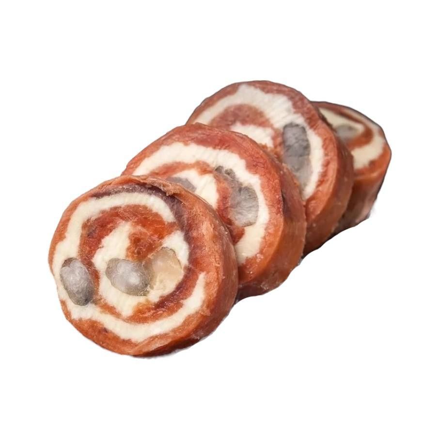 Купить Рулеты из филе кеты с сыром и креветкой 450гр, замороженные