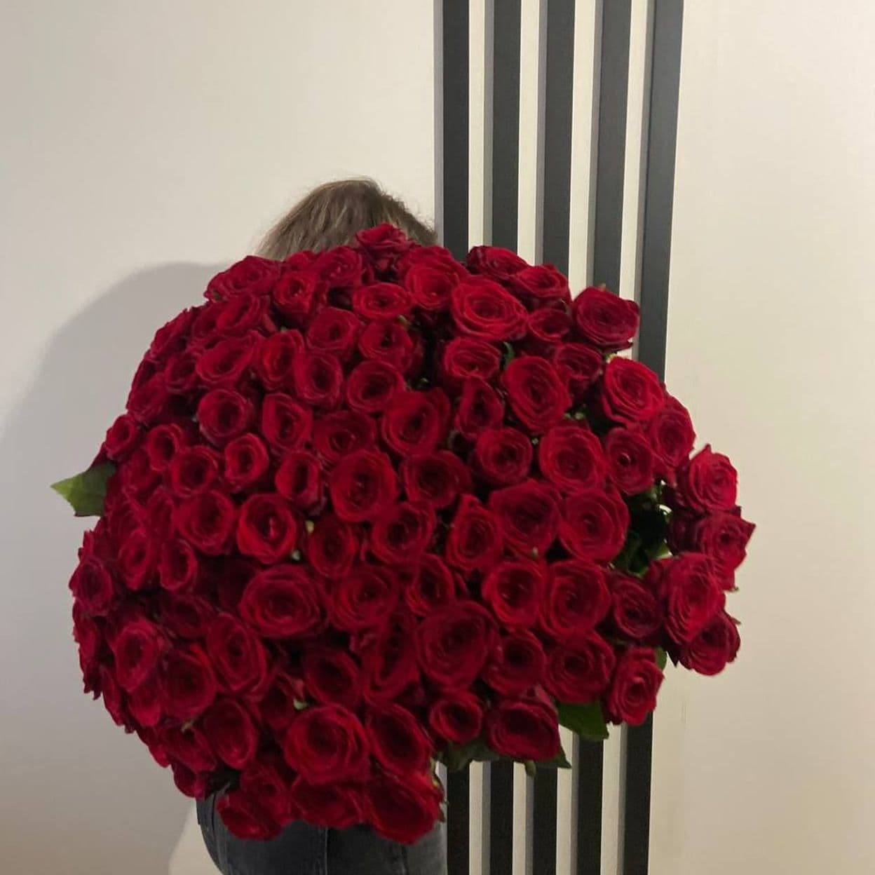Купить Букет из 101 розы 50 см