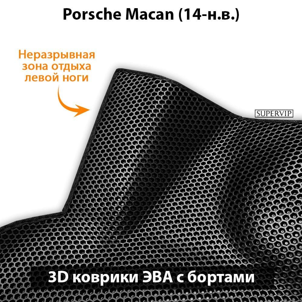 Купить Передние коврики ЭВА с бортами для Porsche Macan