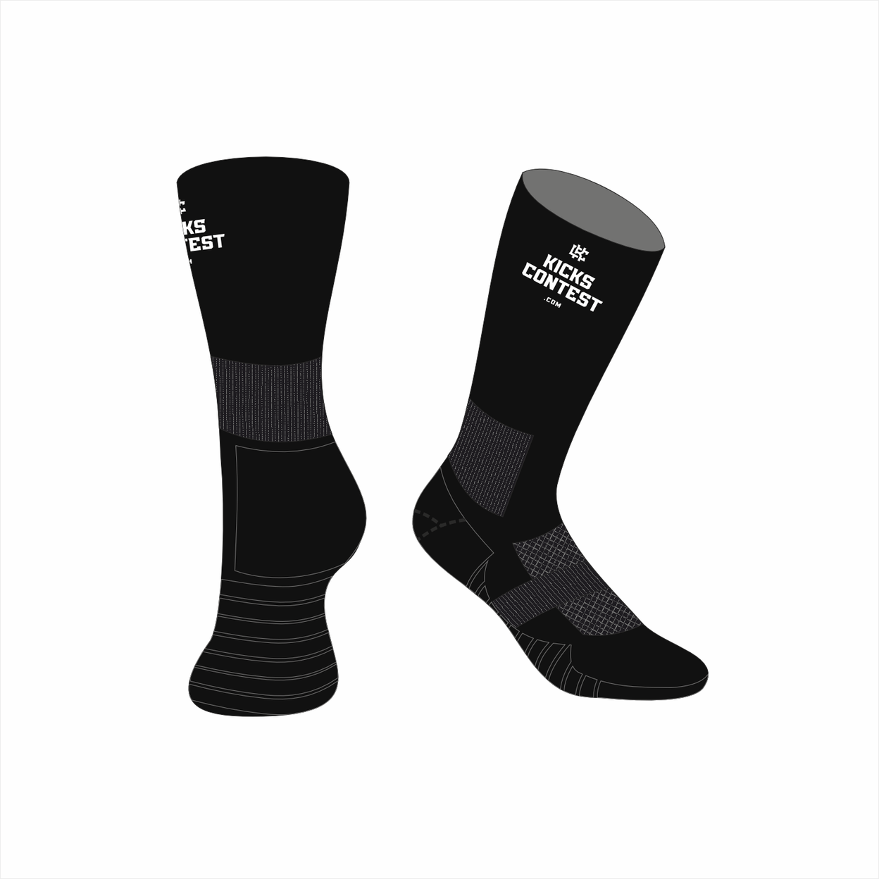 Купить Пробаскет носки Kicks Contest - пак 2 пары (черные и белые)