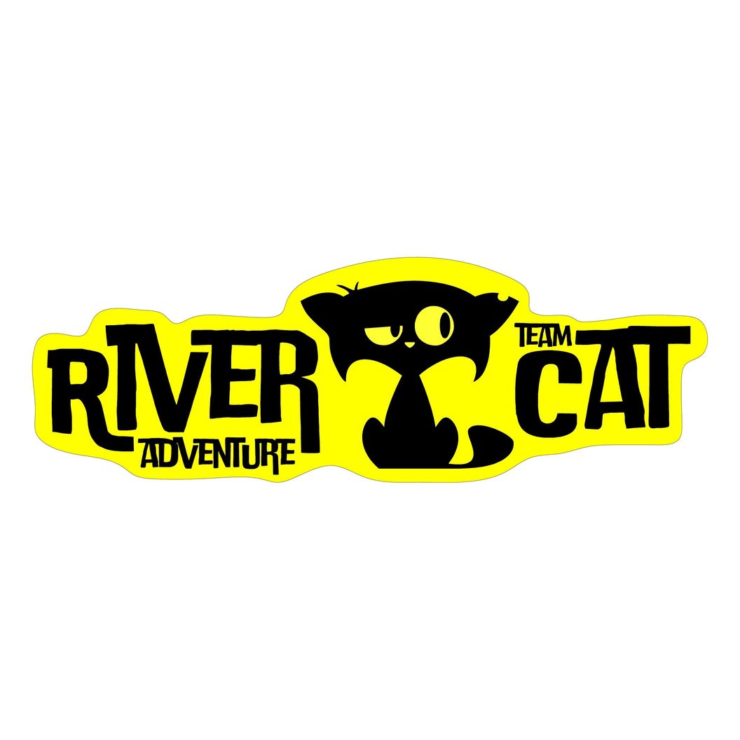 Наклейка RiverCat Adventure Team 200х70мм