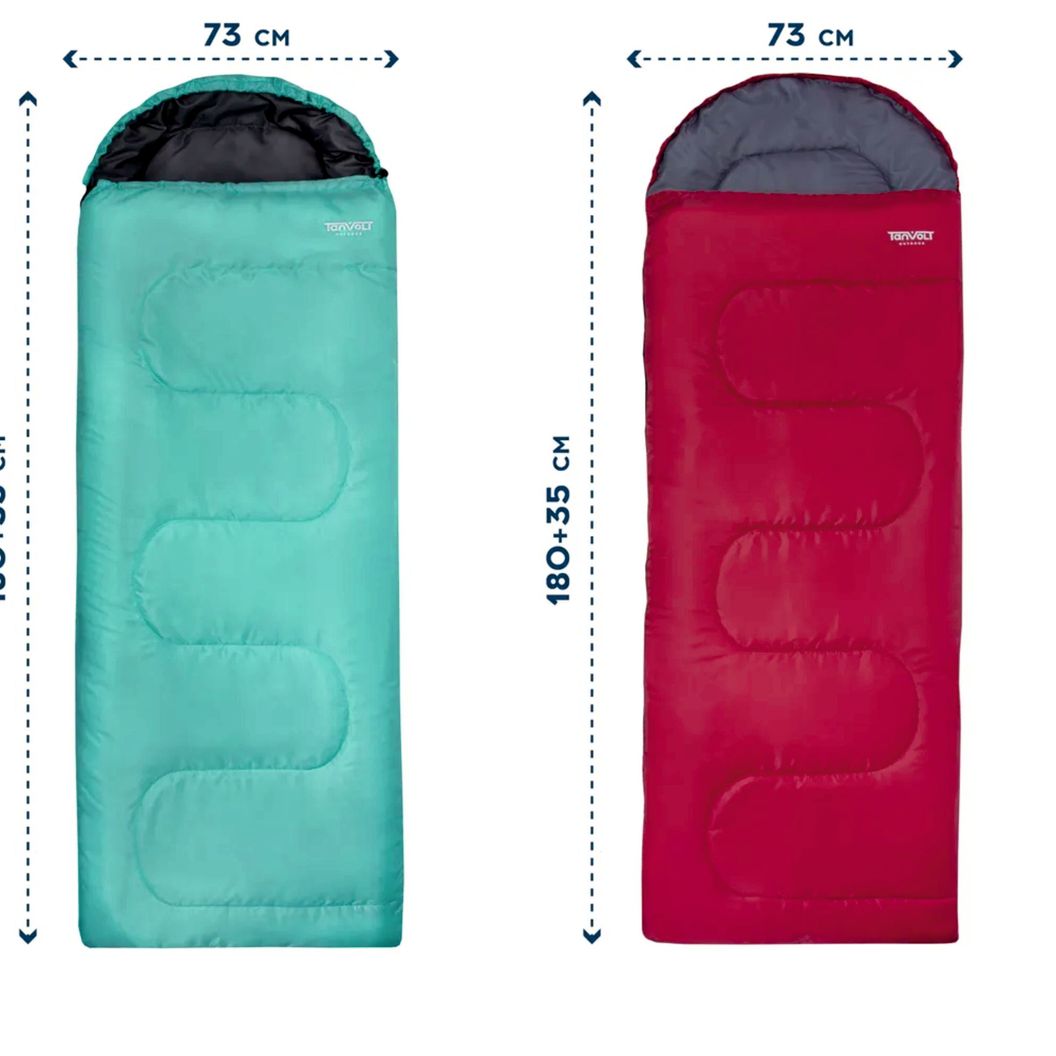 Купить Спальный мешок, температура от +25 до +10, Simple+