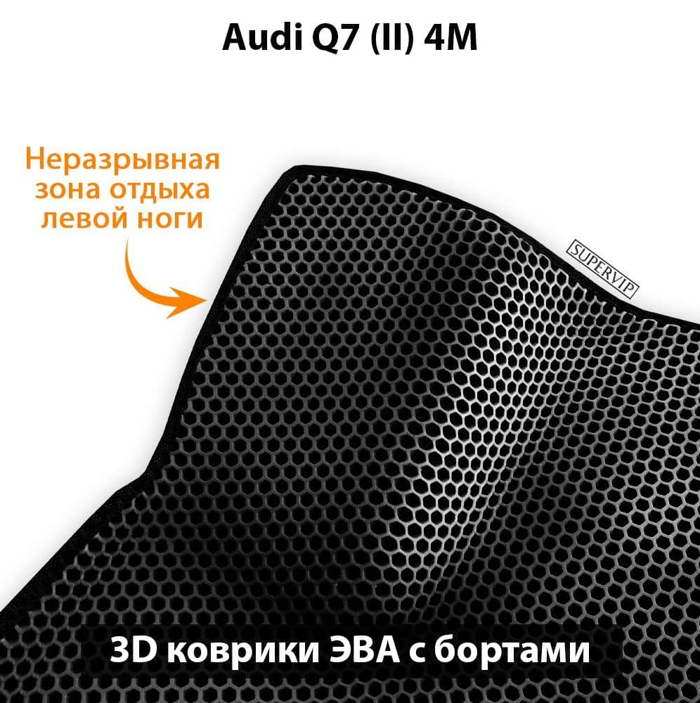 Купить Передние коврики ЭВА с бортами для Audi Q7 II (4M)