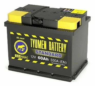 Купить Tyumen Battery 60Ач 520А 12V R+ (Тюмень)