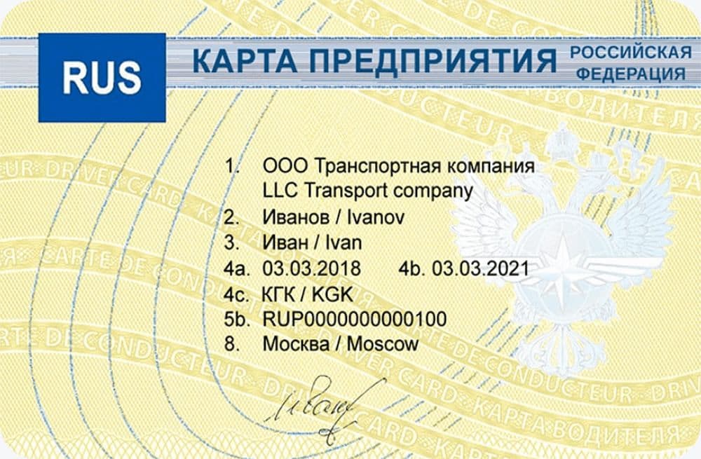 Купить Карта предприятия СКЗИ
