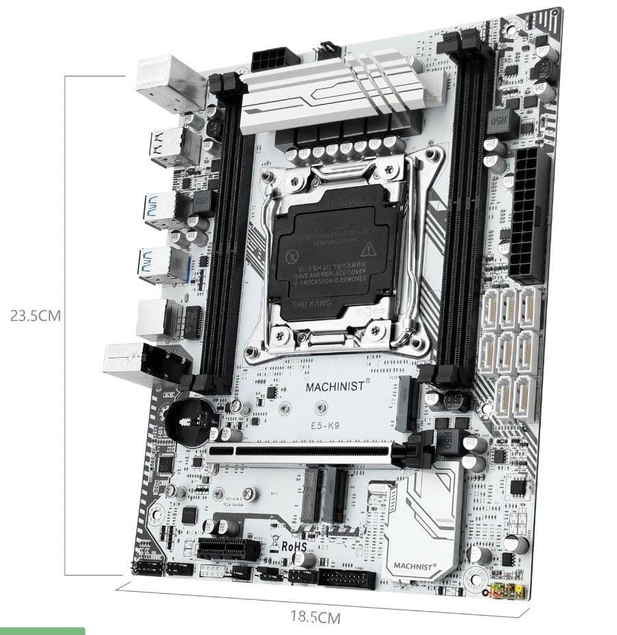 Купить MACHINIST E5 K9 X99 LGA 2011-3 комплект материнской платы Xeon E5 2660 V3 ЦП + DDR4 4 шт. * 16 Гб 2133 МГц память четырехканальный usb3.0