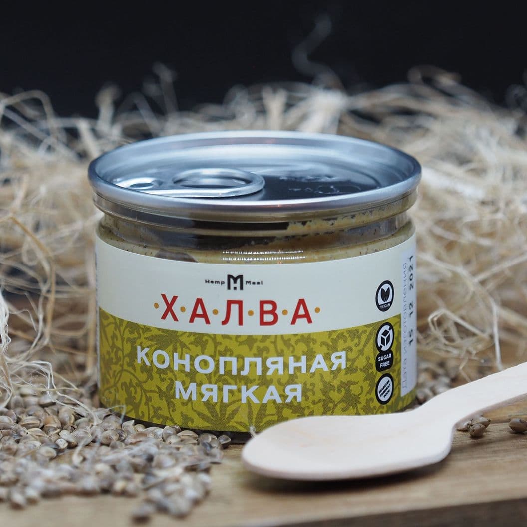 Купить Халва конопляная мягкая, 120 г