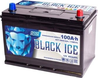 Купить BLACK ICE Pro 100Ач 850А R- (AKTEX)