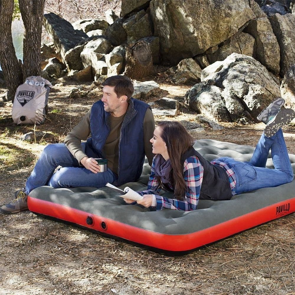 Матрас надувной Bestway Roll&Relax 203x152x22 см
