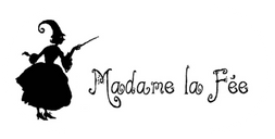 логотип Madam la Fee вышивка крестом