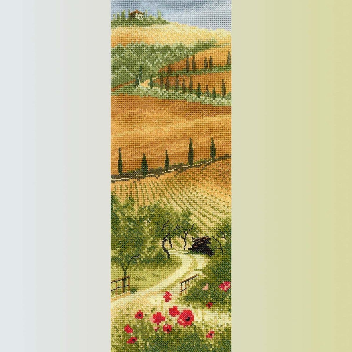 вышивка крестом пейзаж панорама панель Клейтона