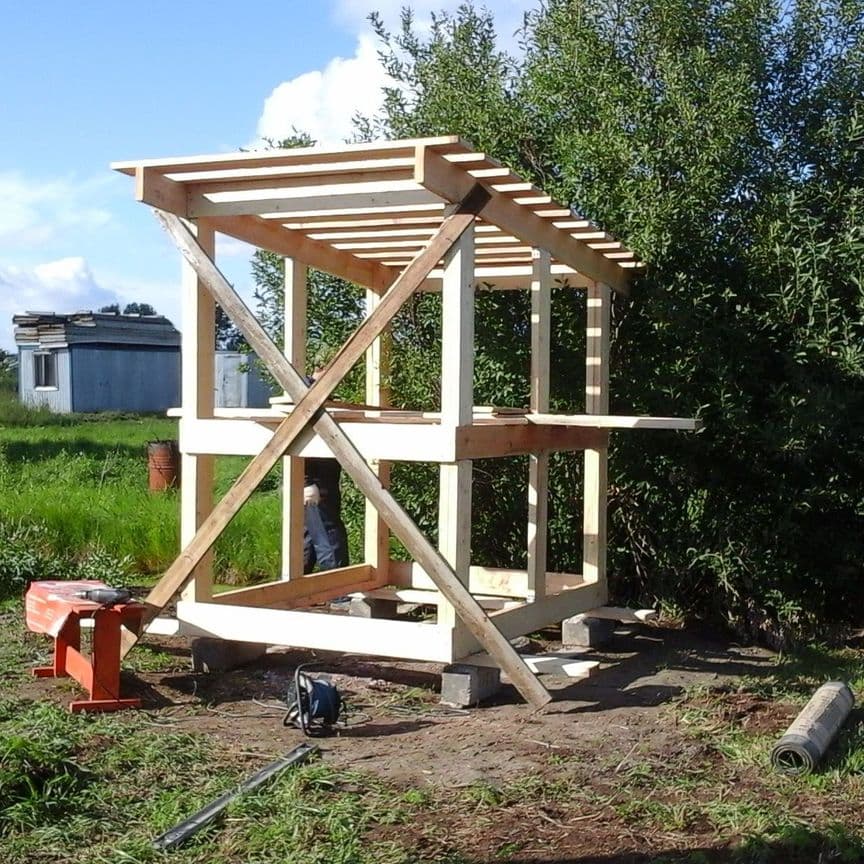 Как построить деревянный туалет для дачи дёшево: схема, чертёж, инструкция