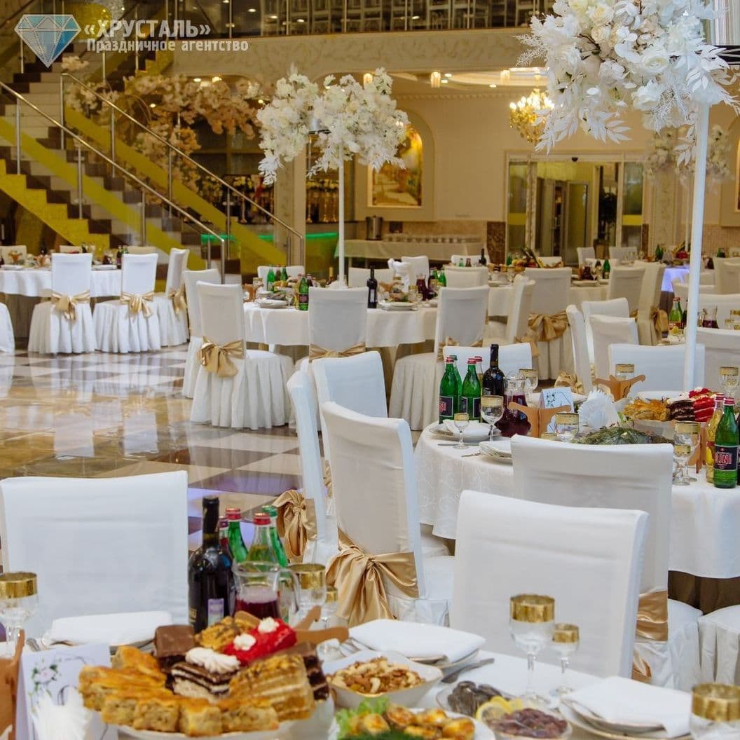 Свадьба «ПОД КЛЮЧ» в Ресторане «3X» от Компании «ХРУСТАЛЬ» от 460 000 ₽