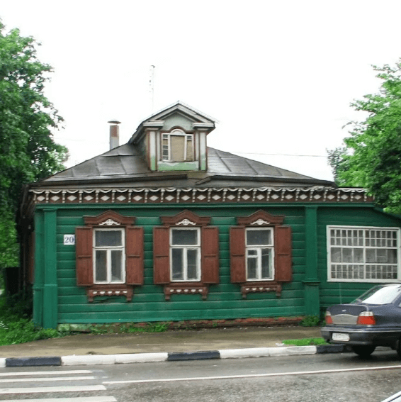 старый купеческий особняк в центре Звенигорода