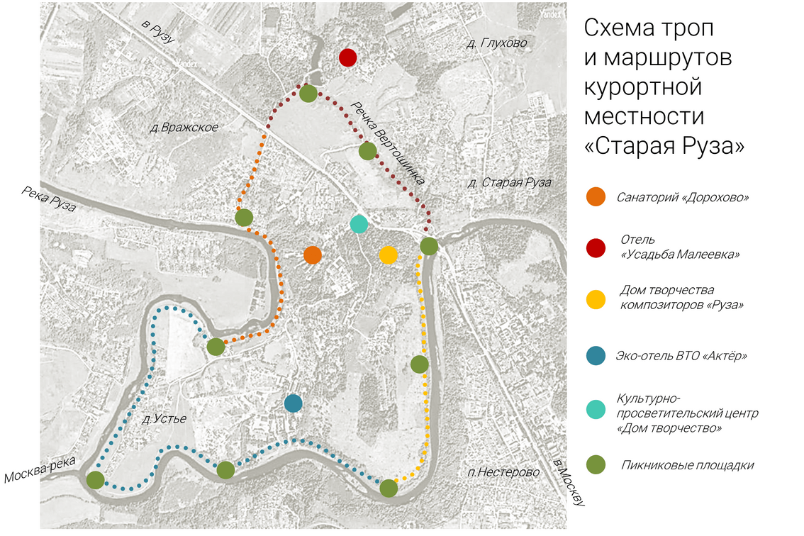 Тропа паустовского карта