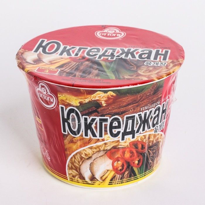 Купить OTTOGI Лапша БП "Юкгеджан рамен", 110 г, чашка