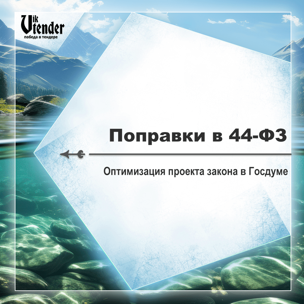 Поправки в 44-ФЗ оптимизация проекта закона в Госдуме