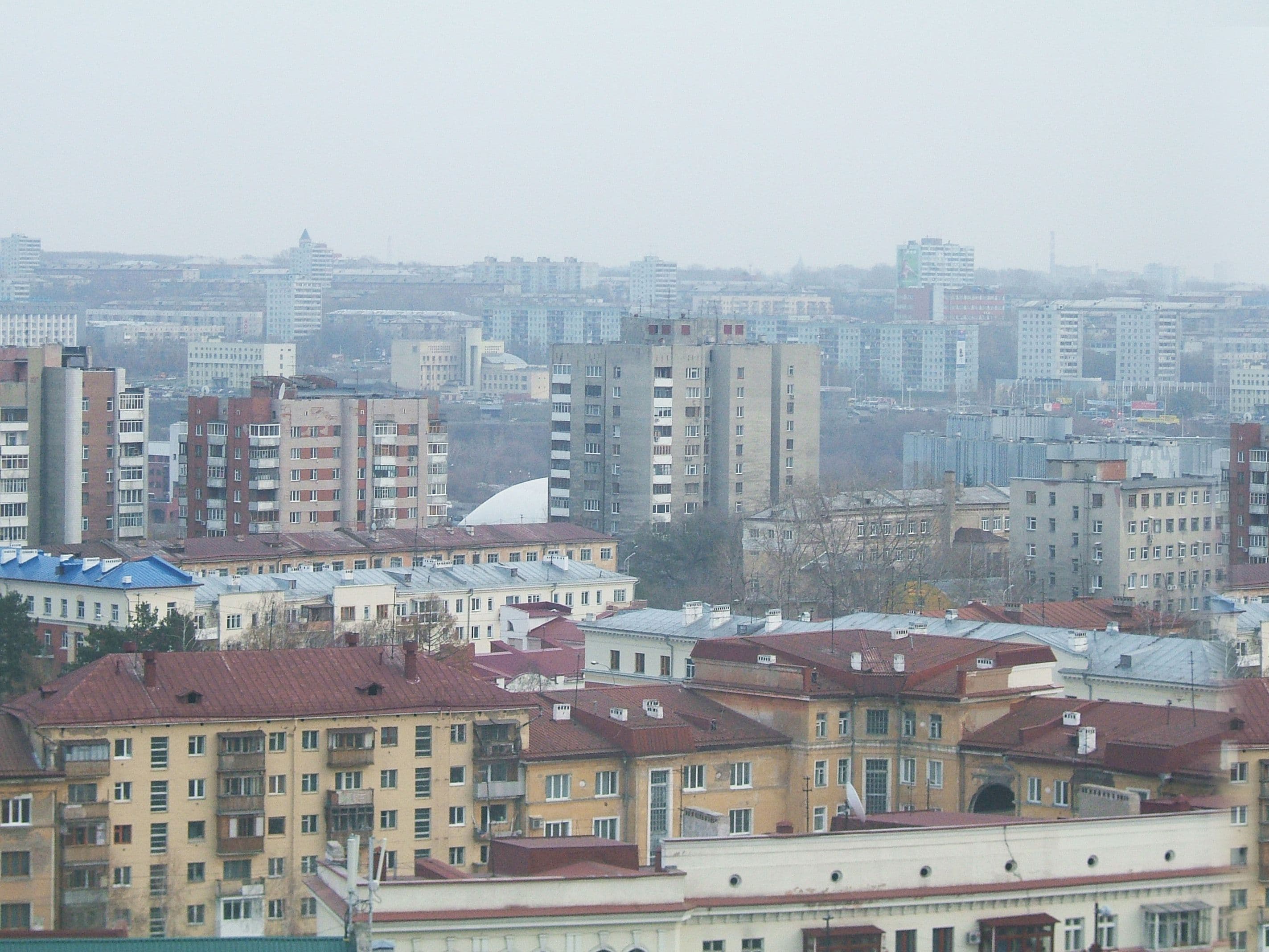 панорама города Кемерово