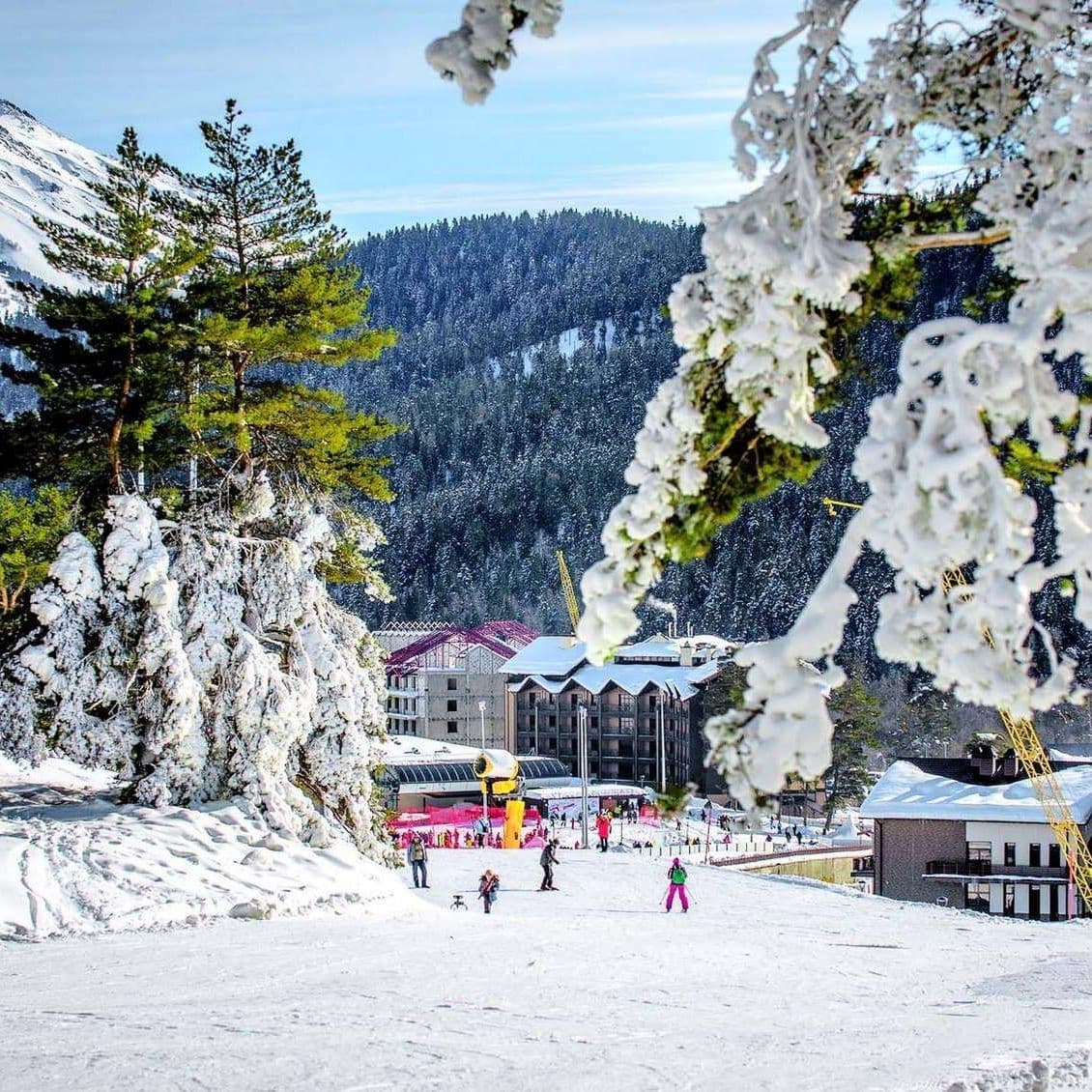Архыз зимой горнолыжный курорт