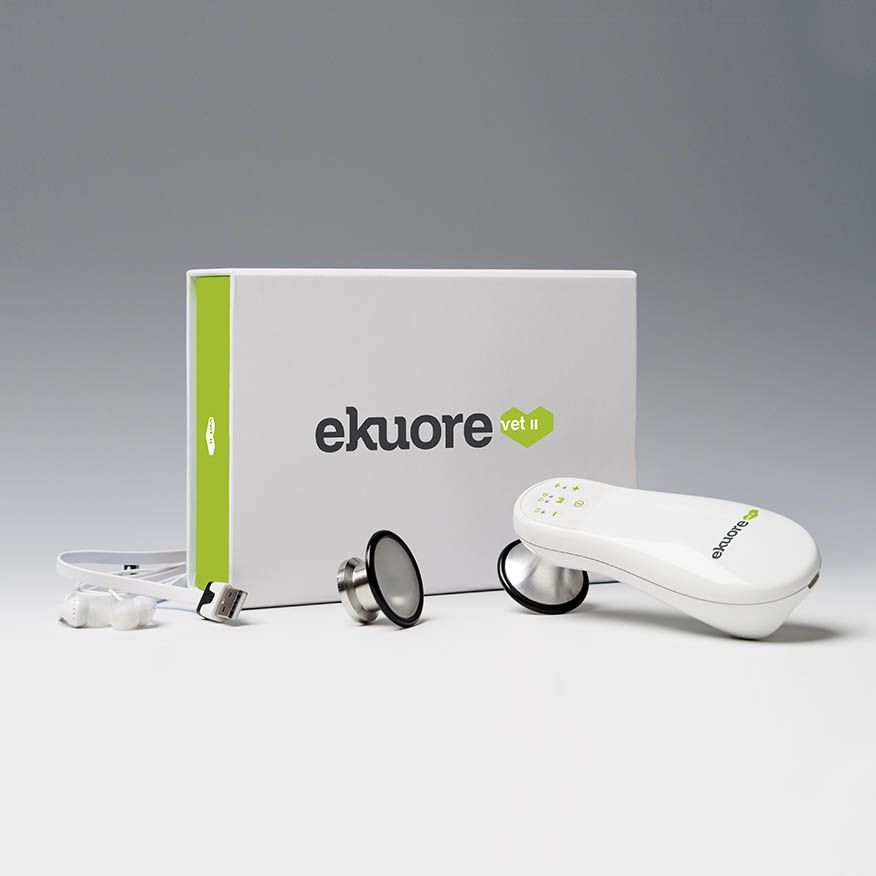 Портативный ветеринарный стетоскоп eKuore