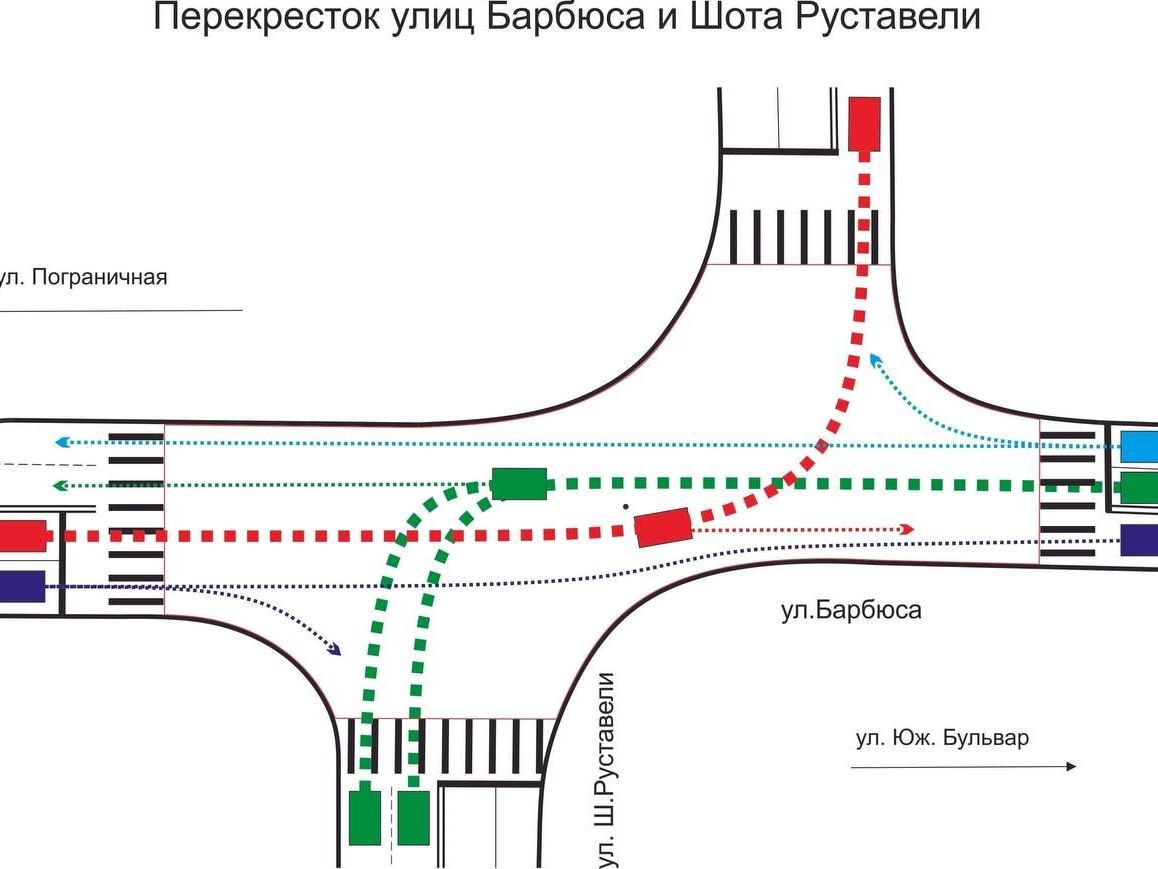 Экзаменационный маршрут ГИБДД г. Челябинска Ленинский район Демо