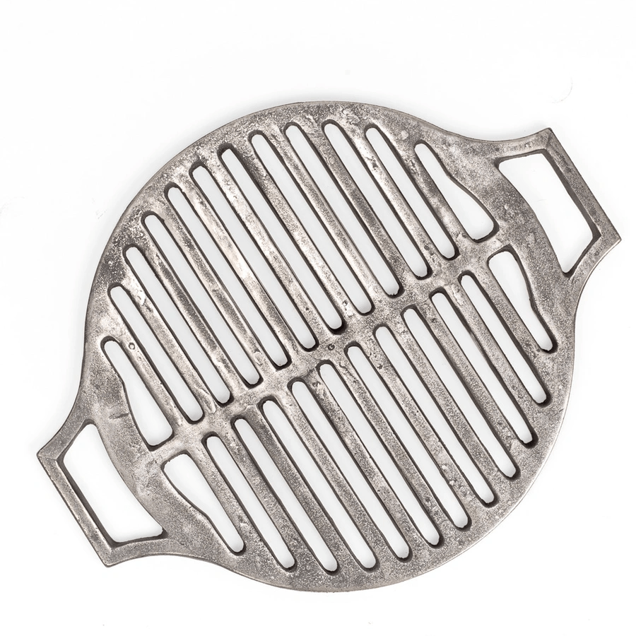 Купить Решётка для гриля чугунная Узбекистан Лотос, d-43 см, с ручками