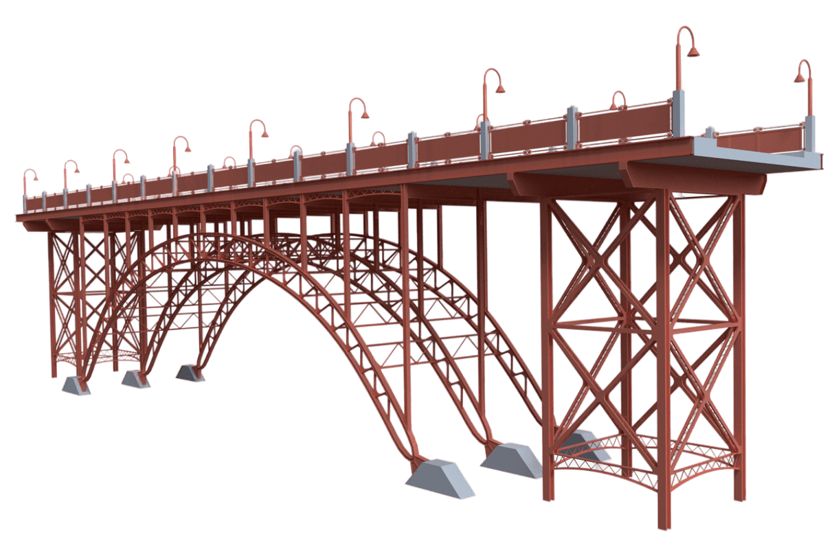 3d-модель моста Белелюбского. Металлические конструкции мостов. Мостовые конструкции металлические. Мост из металлоконструкций.