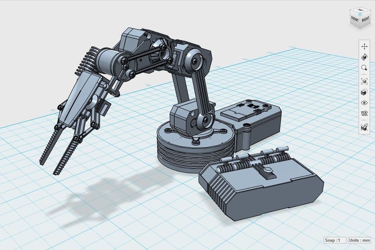 Разработка 3d модели. Робот манипулятор компас 3д. Программное обеспечение для 3d-моделирования. Autodesk 123d Design. 3д моделирование.