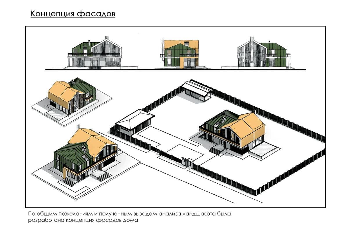 Двухэтажный дом по фен-шуй / Feng Shui Architects