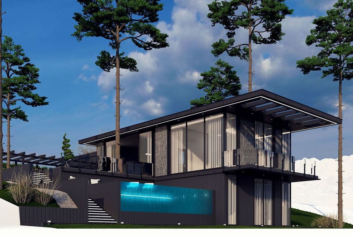 Дом на склоне по фен-шуй / Feng Shui Architects