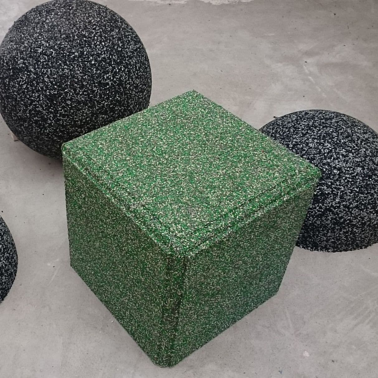 Резиновый парковочный игровой куб кубик