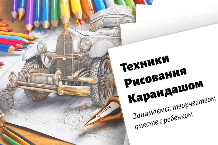 Умный альбом: Техники рисования карандашом