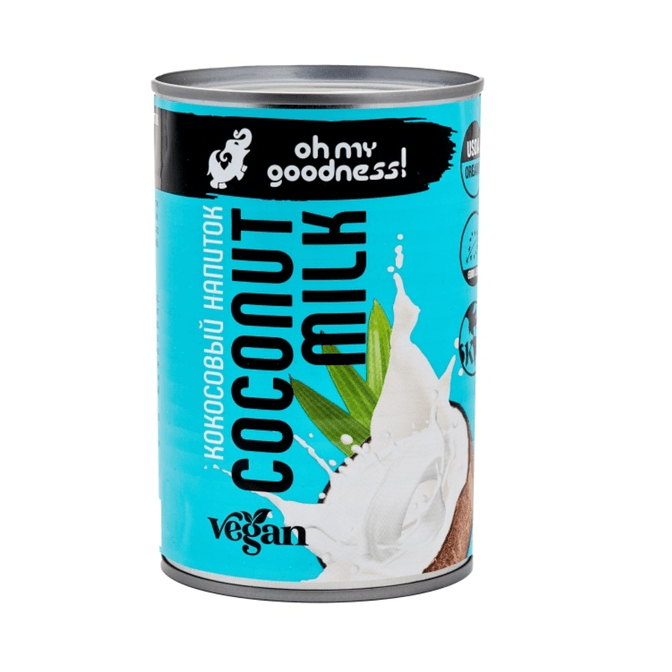 Купить Oh My Goodness!Органическое кокосовое молоко Жирность 17%