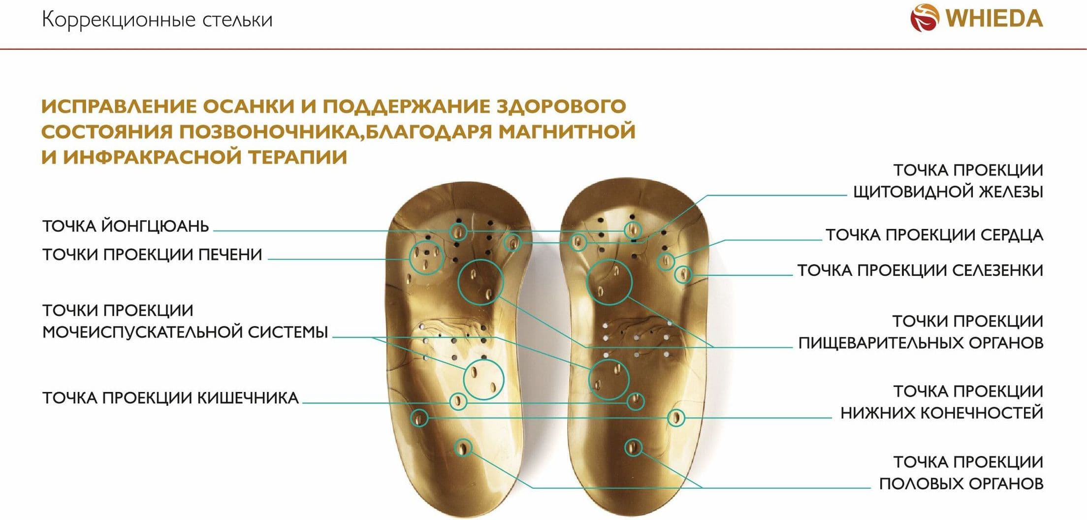 Коррекционные стельки виеда