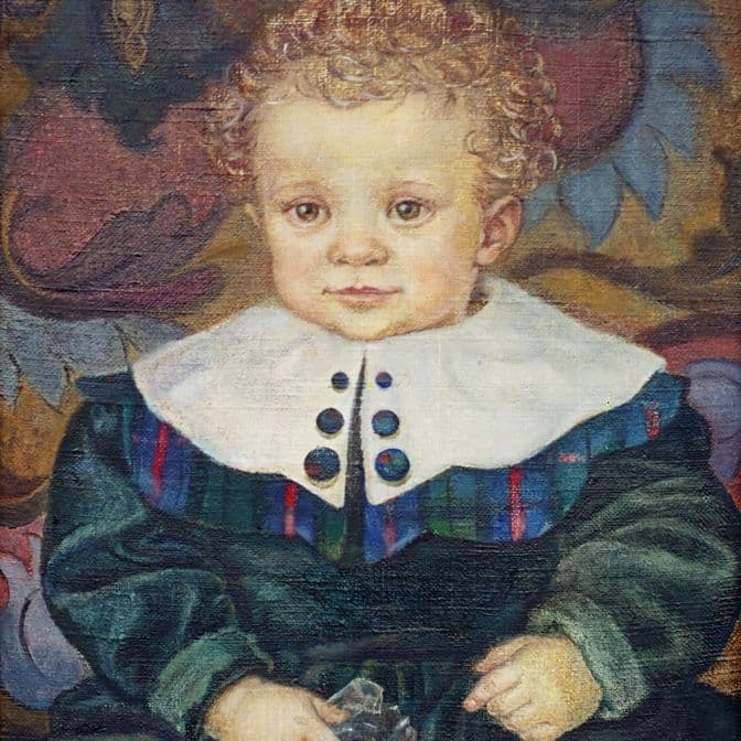 Детский портрет маслом