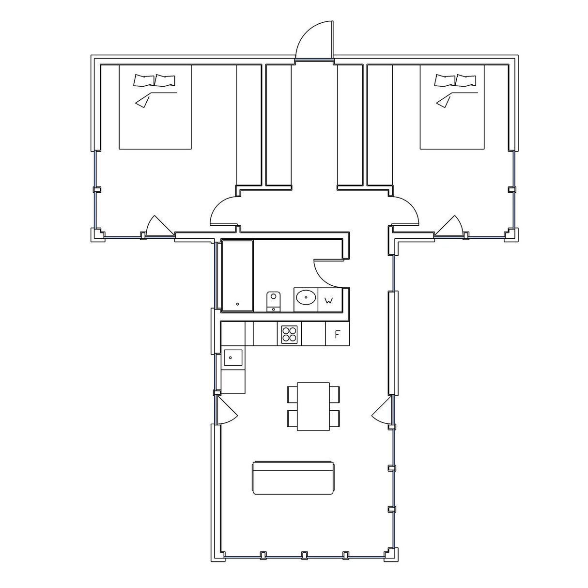 THouse 73 от ЛёАртХаус. Планировка дома 73 м2 с мебелью